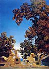 Maxfield Parrish Interlude painting